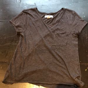 Girls grey pocket shirt